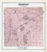 Sherman Township, Robinson Big Lake, Alleyton, Worcester Station, Long Lake, Crystal Lake, Newaygo County 1880